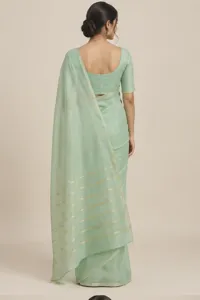 Amrapali mint Chanderi saree