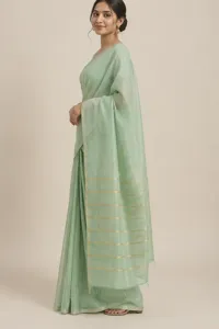 Amrapali mint Chanderi saree