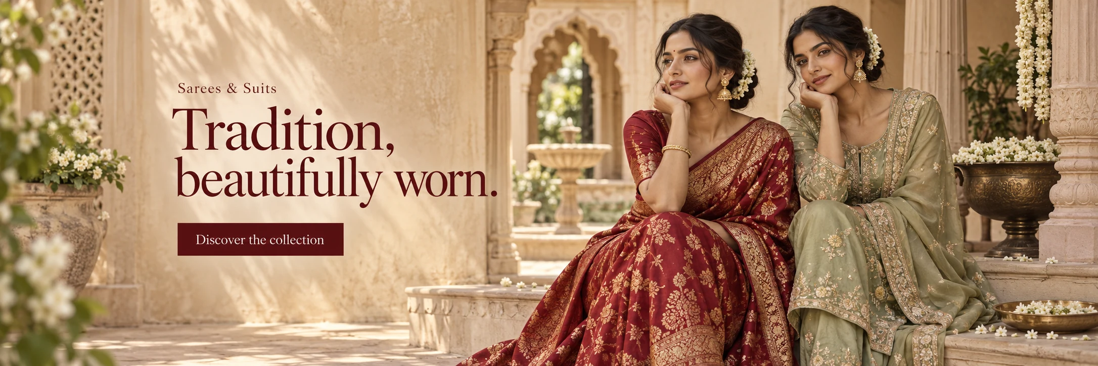 Tradition, beautifully worn. Explore the collection.