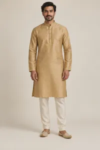 Ishaan gold kurta set