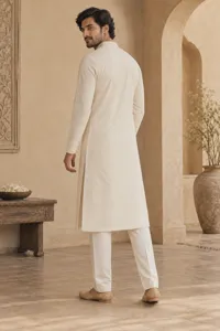 Aarav jacquard kurta set