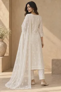 Noor embroidered suit set