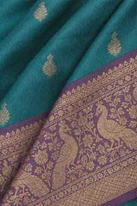 Mayur peacock silk saree