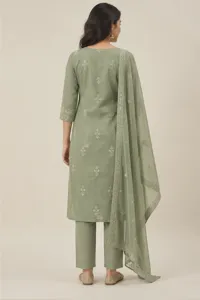 Meher sage embroidered set