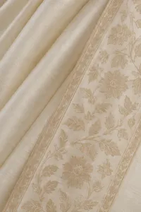 Moti pearl silk saree
