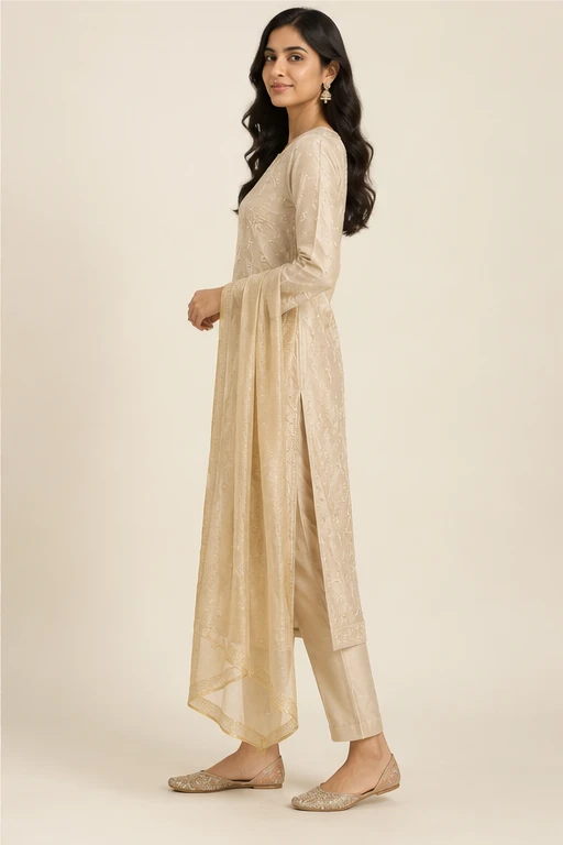 Noori champagne festive set — design view
