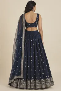 Raaga navy occasion lehenga