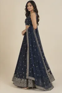 Raaga navy occasion lehenga