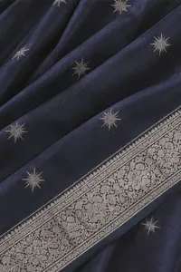 Raat midnight silk saree