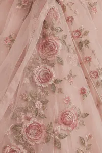Roohi blush floral lehenga
