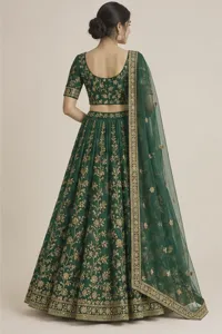 Sitara emerald lehenga
