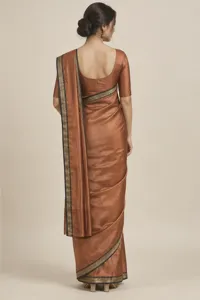 Surya copper silk saree