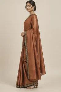 Surya copper silk saree