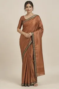 Surya copper silk saree