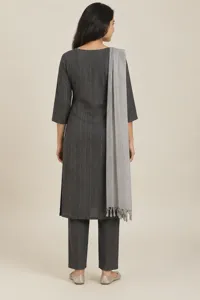 Tara charcoal cotton set