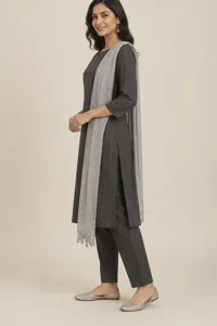 Tara charcoal cotton set